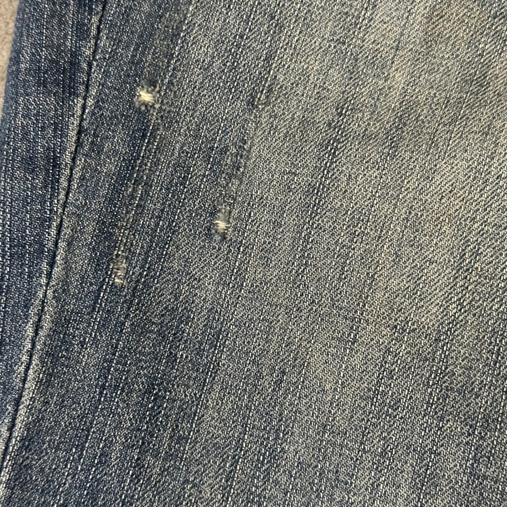 Affliction Los Angeles Cooper Relaxed Fit Jeans Mens 36x34 Blue Distressed Y2K - Picture 8 of 16
